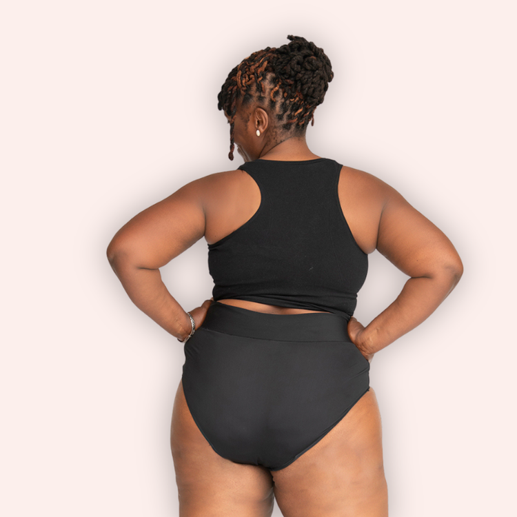 With Blushproof Period Swim Bottoms, you'll never miss out on swimming again. Great for swimming training, galas, pool parties, the beach and more. Swim, even during menstruation. No menstrual cup or tampon needed.